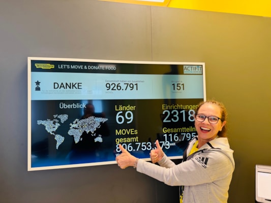 LET’S MOVE & DONATE FOOD 2026 BEENDET